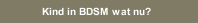 Kind in BDSM wat nu?